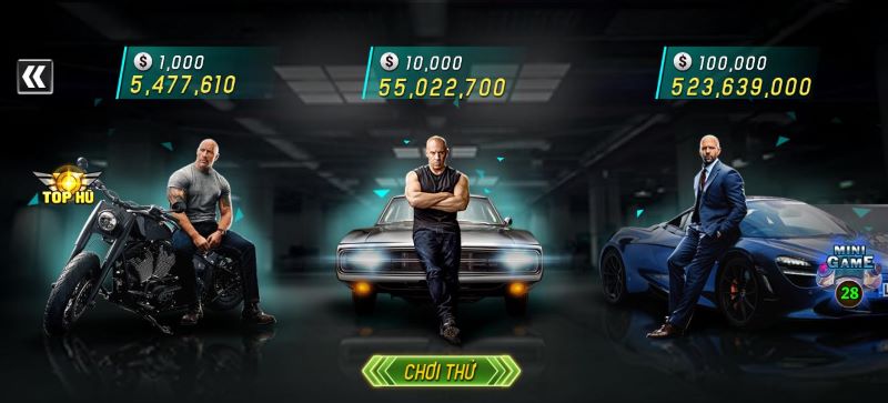 Game slot Fast & Furious đang thịnh hành hiện nay