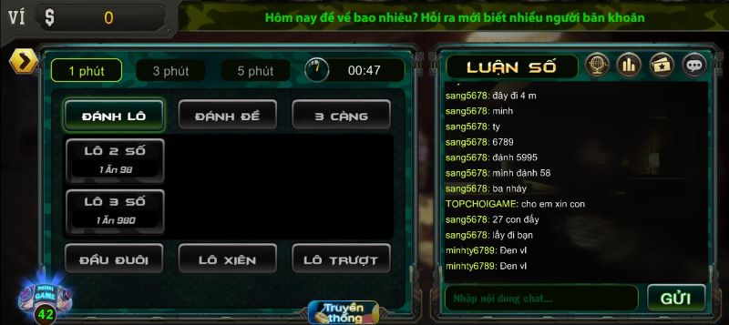 Một số lưu ý khi chơi lô đề siêu tốc trên B52